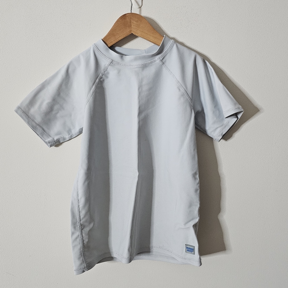 RUGGEDBUTTS Boys Rashguard Short Sleeve Swim Shirt Size 7